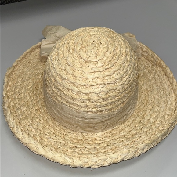Betmar Cream Straw Hat with Floral Detail main image 6